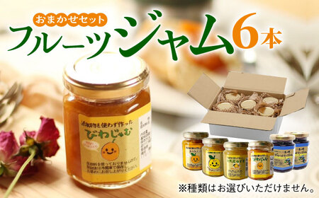 対馬のフルーツジャム 6本(3種類以上)セット フルーツ 果肉 ゆず ジャム ソース [WAM019]