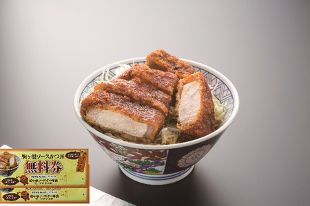 駒ヶ根ソースかつ丼券（2回分） お食事券 チケット ご当地グルメ 