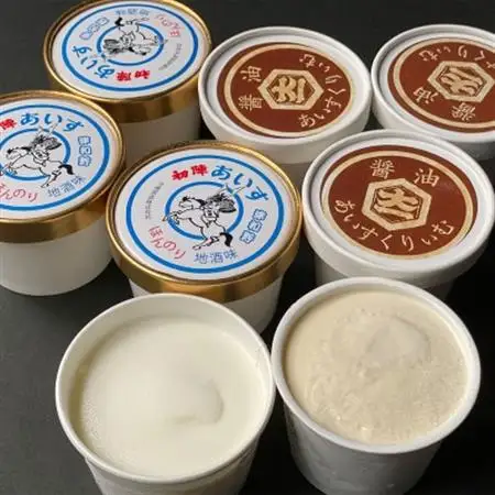 【ふるさと納税オリジナル返礼品】大仲屋本店のこだわり＆人気の醤油アイス×地酒アイス12個セット【配送不可地域：離島】【1432001】