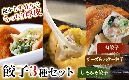 肉餃子・しあわせの黄色いチーズ＆バター・しそみそ餃子 F4F-2513