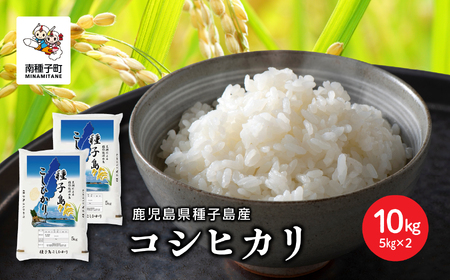 《令和7年産米 》 種子島産コシヒカリ10kg（5kg×2）【新栄物産】