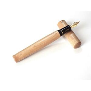スティロアート軽井沢オリジナル木軸の万年筆「アサマ」カエデ＜太字＞【筆記用具 お祝い プレゼント ギフト おすすめ 群馬県 長野原町 北軽井沢】