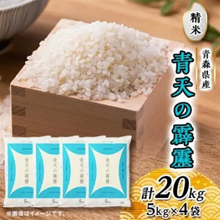青天の霹靂(5kg×4袋)　合計20kg_ 精米 米 _【配送不可地域：離島・沖縄県】【1039060】