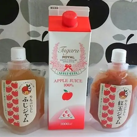 りんご紅玉ジャム200g×1個・りんごふじジャム200g×1個・ジュース紙パック入り1L1本セット_飲料・ドリンク りんごジュース 果汁飲料 林檎ジュース アップルジュース リンゴジュース  惣菜・加工品 ジャム 缶詰・瓶詰 _【1041154】