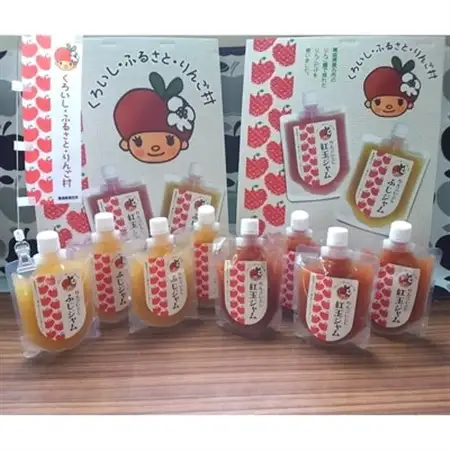 「りんごいとし」紅玉ジャム200g×4個、ふじジャム200g×4個、合計8個入り_惣菜・加工品 ジャム 缶詰・瓶詰 _【1041156】
