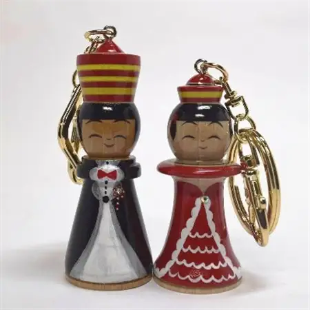 「こけス」ドレスアップキーホルダー(キング・クイーン)_雑貨     装飾品・工芸品   _【1238382】