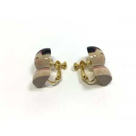 「こけス」イヤリング(ロクロ線)_装飾品・工芸品     装飾品・工芸品 ピアス・イヤリング アクセサリー _【1238408】