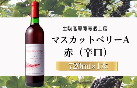 【高原のフレッシュワイン】マスカットベリーA（赤・辛口） 国産ワイン 赤ワイン 小林ワイン 8000円ワイン ギフトワイン