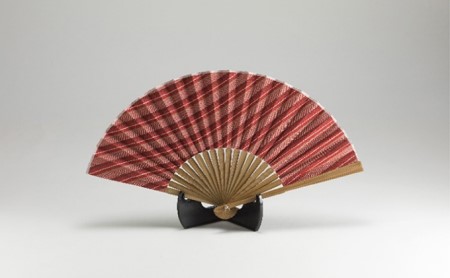 緑守扇 遠州綿紬 扇子(秋茜) 雑貨 日用品 民芸品 工芸品 