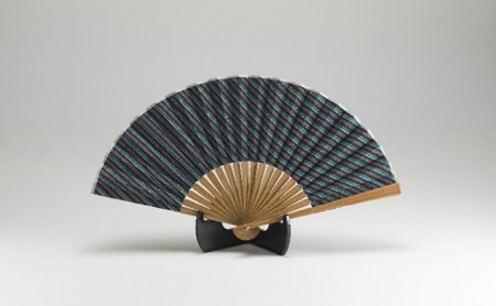 緑守扇 遠州綿紬 扇子(浮草) 雑貨 日用品 民芸品 工芸品 