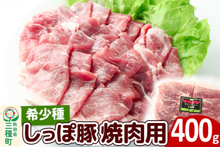かわい農場「中ヨークシャー交雑種」モモ焼肉用 400g しっぽ豚