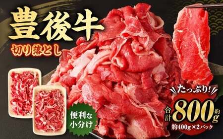 【豊後牛】切り落とし 約800g (約400g×2) 焼肉 ステーキ 霜降り