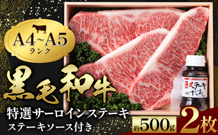 黒毛和牛 牛肉 サーロイン ステーキ 2枚 A4 A5 田中畜産