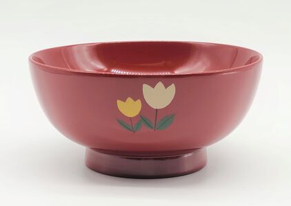 川連漆器 子供椀 はな 漆器 漆器 【佐藤豊八商店】[M5802]