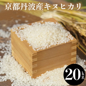 米 20kg（5kg×4袋）京都丹波産 キヌヒカリ 白米