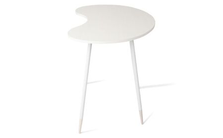 【＆FREL】FS ビーンズテーブル 先端色 4色 幅92cm 奥行60cm 高さ 72cm インテリア 家具 机 1人用テーブル かわいらしい ワークデスク リビング学習机 作業台 疲れにくい 耐久性  メタリックピンク ※離島への配送不可