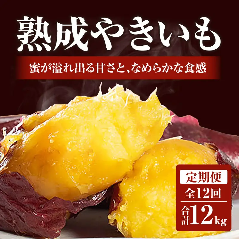 【定期便・全12回】熟成やきいも 熟成 焼き芋 さつまいも 1kg