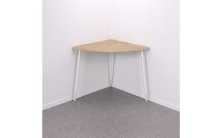 【＆FREL】FS コーナーテーブル 天板 メラミンライトオーク幅99cm 奥行67cm 高さ72cm インテリア 家具 おしゃれ シンプル 机 角にフィット コーナー用テーブル 省スペース 作業台 スタイリッシュ 耐久性 ※離島への配送不可