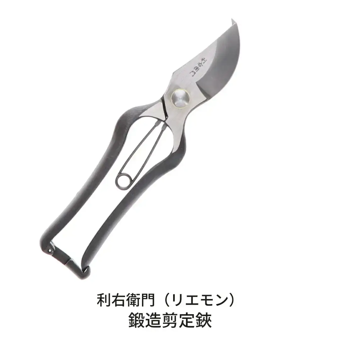 鍛造剪定鋏 ガーデニング 盆栽 [利右衛門]