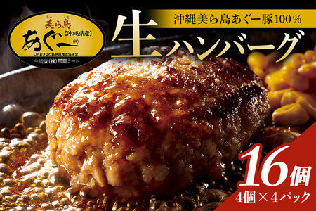 ハンバーグ 16個 セット あぐー 豚肉 61-4