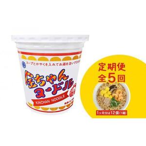 【定期便全5回】『ザ・ご当地カップ麺』金ちゃんヌードル1箱（12個）×5回　計60個