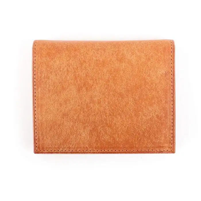 lemma レンマ Marisco マリスコ コンパクト財布 二つ折り財布 コニャック