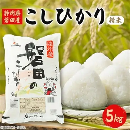 静岡県磐田産コシヒカリ(精米)5kg_お米 米 こめ コメ 白米 こしひかり ごはん ご飯 人気 美味しい ふるさと_【1436789】
