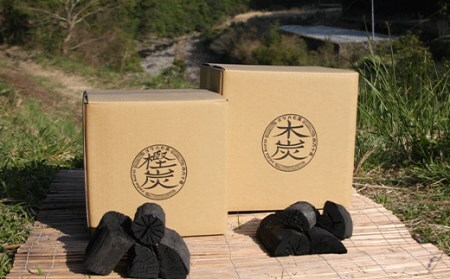 26-207．四万十市産　焚き比べセット黒炭10kg（樫5kg+雑5kg）