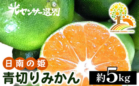 【先行予約】こだわりの青切りみかん 約5kg 農家直送 有機質肥料 100% サイズ混合 ｜ みかん