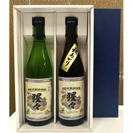 【野々市市の地酒】純米酒「猩々」飲み比べセット(720ml×2本)【「冷や」でも「燗」でも】_酒・アルコール  日本酒 sake サケ_【1434317】