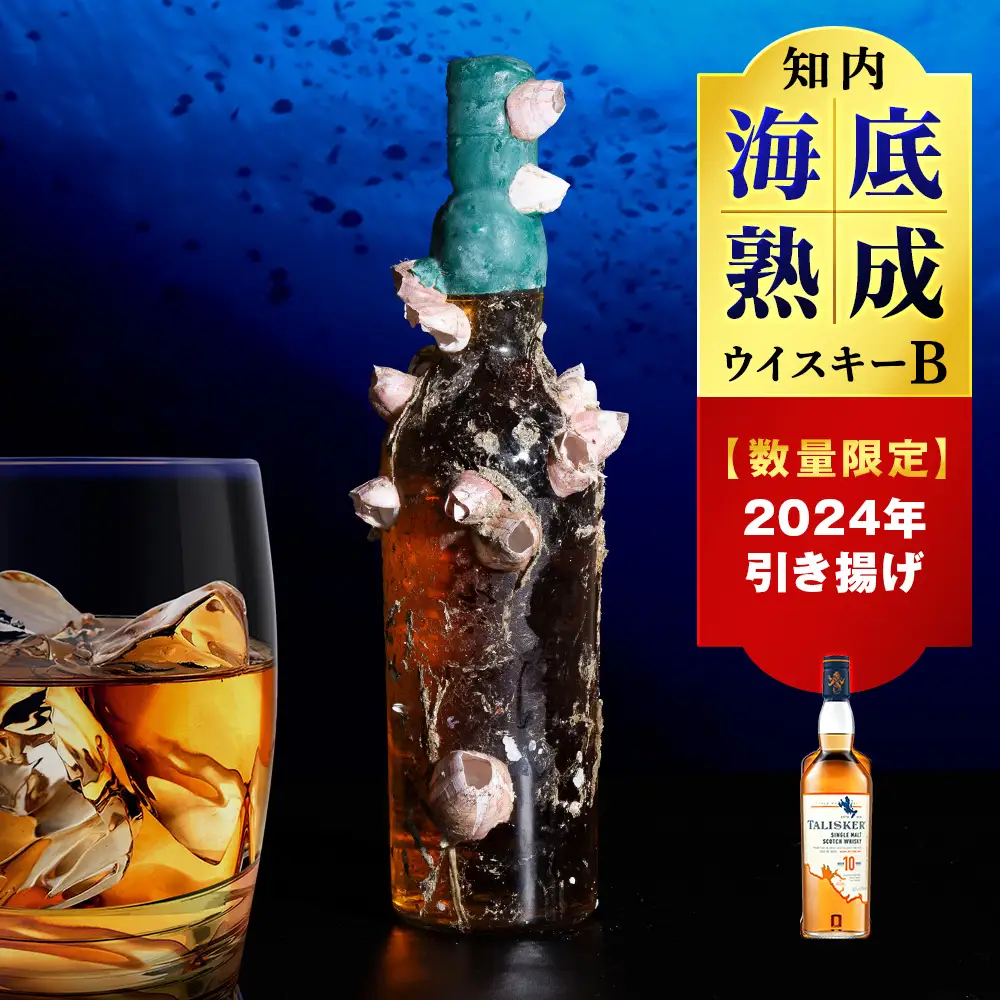 【2024年引き揚げ】知内海底熟成ウイスキー B