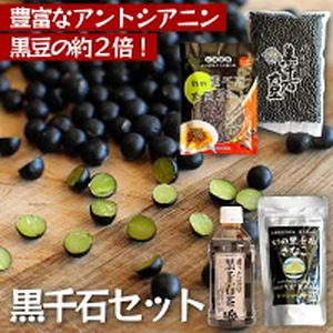 黒千石大豆セットC （黒千石大豆、黒千石きなこ、黒千石どん、豆ごはんセット、黒千石大豆ミート）【sun405-set-cA】