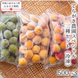 てらがき農園スペシャル　三種セット（冷凍）　trgk005A【trgk005A】