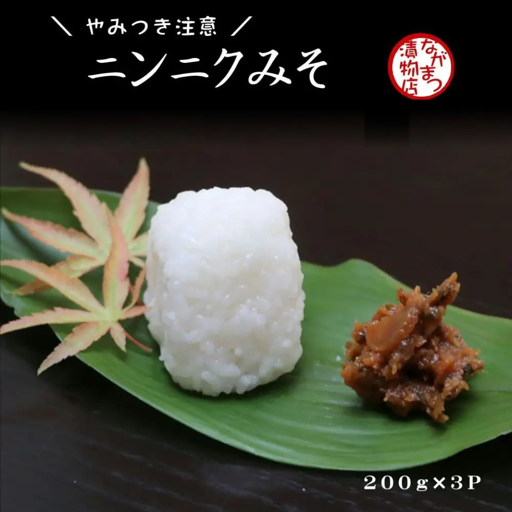 味噌 ニンニクみそ(200g×3個) | 味噌