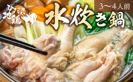 鍋 セット 水炊き鍋 3～4人前 鶏しお鍋 飛騨地鶏 スープ付 ラーメン付 モモ肉 手羽元 [DK011]