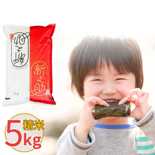 【令和7年産米】 新潟県三条市産 新之助5kg 010S370
