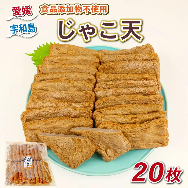 じゃこ天 20枚 食品添加物不使用 特定原材料8品目不使用 宇和島練り物工房みよし C014-061010