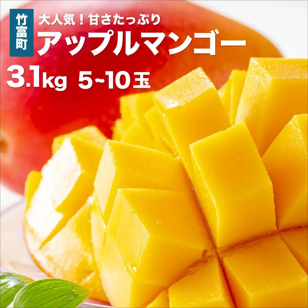 【2027年 先行予約】アップルマンゴー 約3.1kg