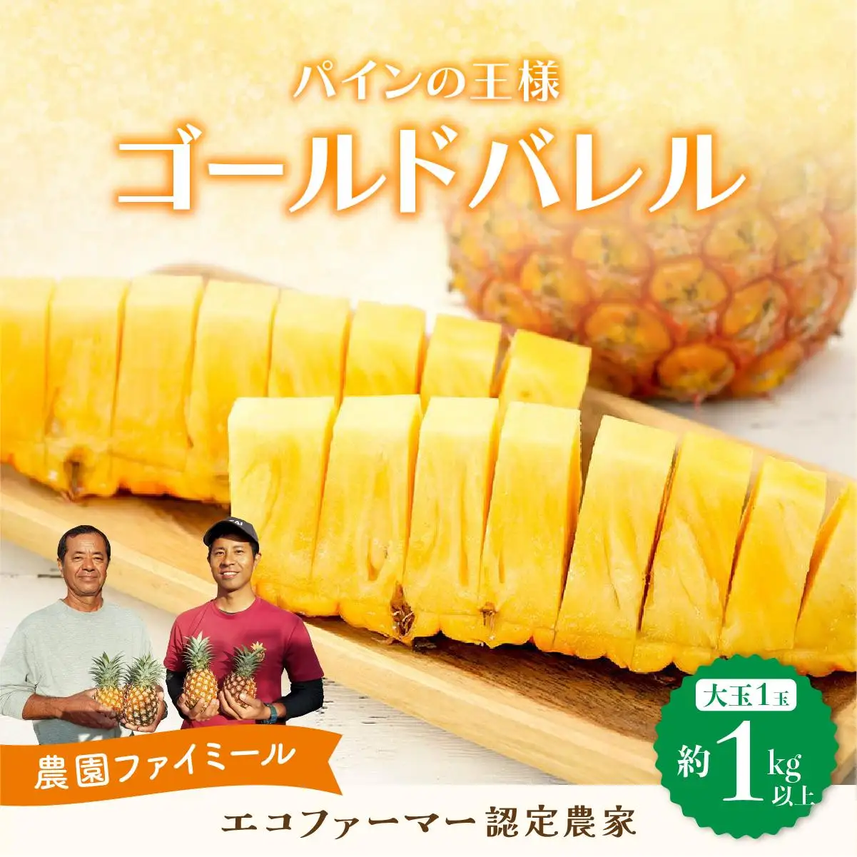 最高級 パイン 完熟 ゴールドバレル 1.0kg | 沖縄県竹富町 | ふるさと