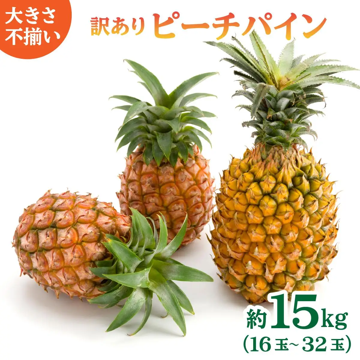 【2027年 先行予約】訳あり ピーチパイン 約15kg 