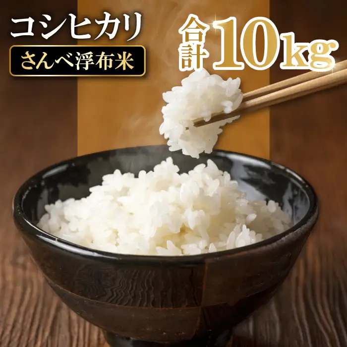 さんべ浮布米（無洗米）10kg【無洗米 10kg 先行予約 令和6年産 コシヒカリ 10kg こしひかり 特別栽培米 お米 おこめ 2024年産 島根県産 大田市産 米 浮布米 減農薬 減化学肥料 JGAP認証】