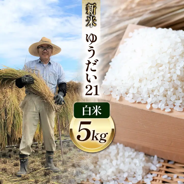米 令和8年 ゆうだい21 白米 お米 5kg