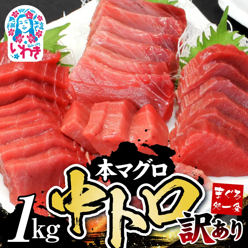 まぐろ 本マグロ訳あり中トロ1kg