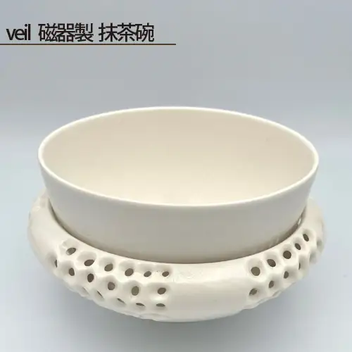 veil 磁器製 抹茶碗 No.215