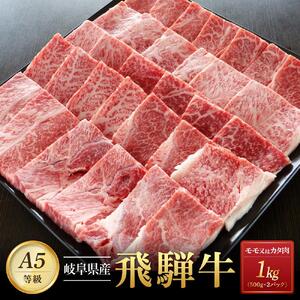 飛騨牛Ａ5 赤身肉 焼肉用 1kg（500g×2パック） モモ 又は カタ 肉 ｜国産 肉 牛肉 焼肉 和牛 黒毛和牛 赤身 グルメ A5等級 おすすめ AD125 【飛騨牛 和牛ブランド 飛騨牛 黒毛和牛 飛騨牛 岐阜 大野町 飛騨牛】