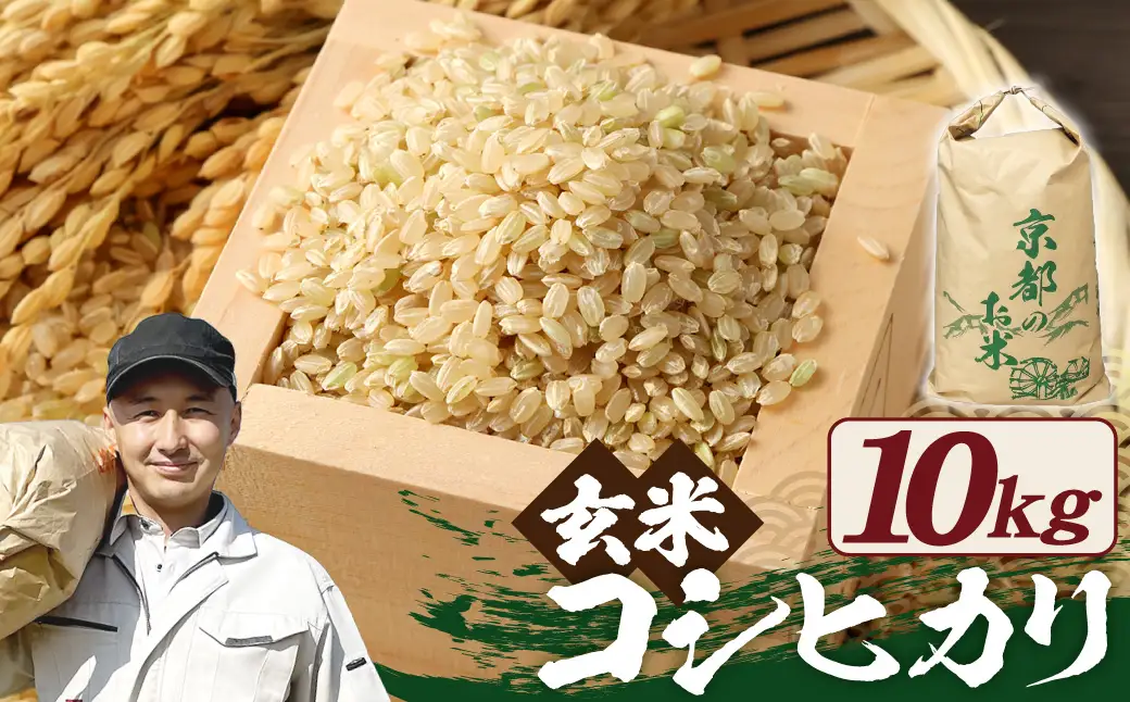 【令和7年産】玄米 コシヒカリ 玄米 10kg〈アグリにのうみ〉