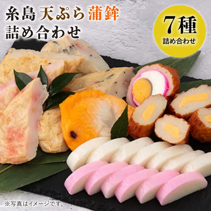 天ぷら 蒲鉾 詰め合わせ (7種8点) Bセット 糸島市 / 村島蒲鉾店 惣菜 かまぼこ [AHH002]