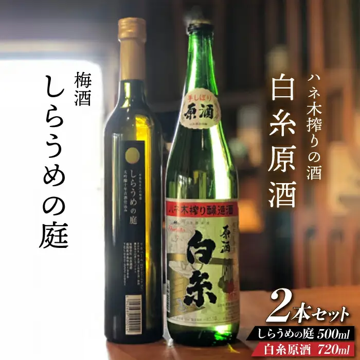 糸島 を 味わう セット ！ ハネ木 搾り の 酒 と 梅酒 の セット しらうめ「 香 」 《糸島》【白糸酒造】 [AVA003]