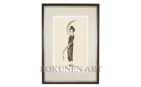 【名嘉睦稔】リトグラフ作品「蕾(チブミ)」