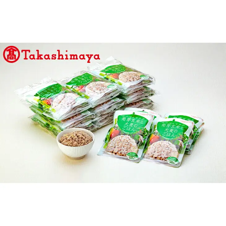 〈プロ農夢花巻〉からだよろこぶ発芽玄米と大麦のごはん【高島屋選定品】 【1725】